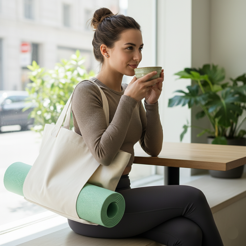 Yoga Tote White